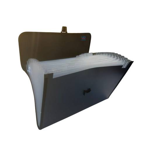 Expanding File Folder Black