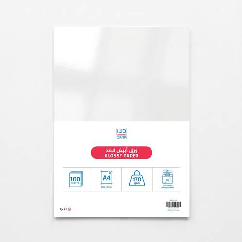 DARA Glossy Paper A4 170 gsm 100 sheets White