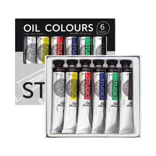 Phoenix oil studio set 6 colors 50ml