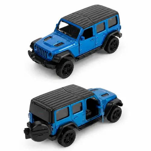 سيارة جيب JEEP مصبوبة من المعدن 1:32 - أزرق