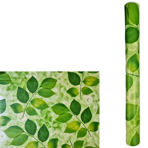 Self Adhesive Book Cover Roll 8 Yards Tree Leaves