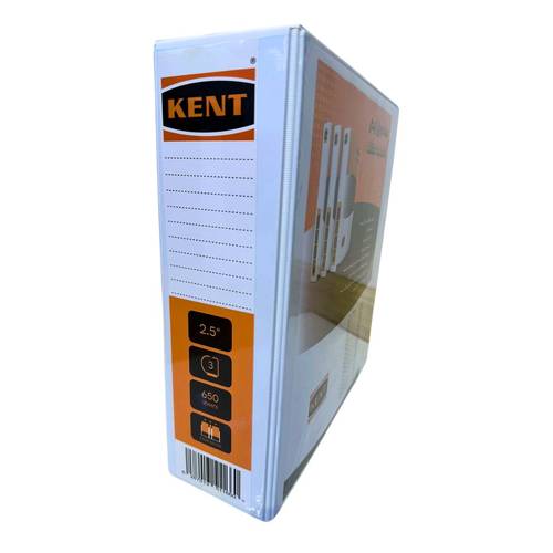 KENT 3 D Ring Binder A4 2.5 inch