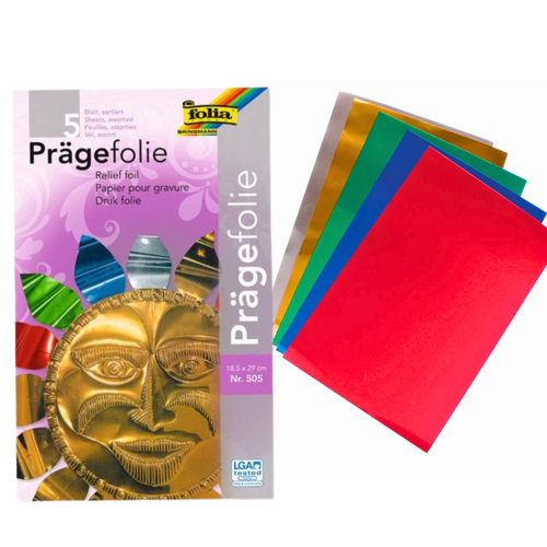 Foil Art Assorted Colors 5pcs