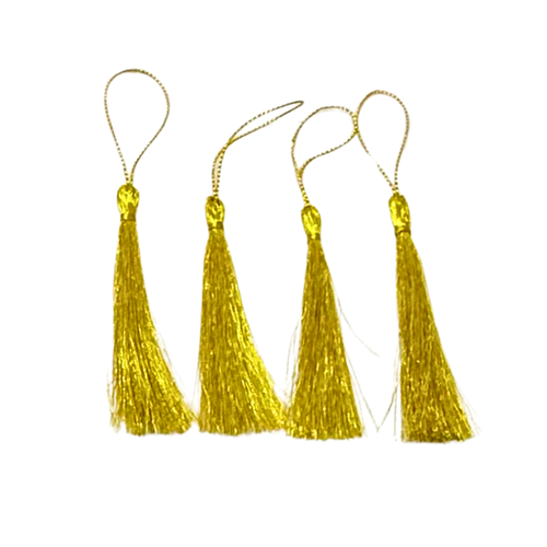 Tassels Decorative Accessory Royal Gold 4pcs