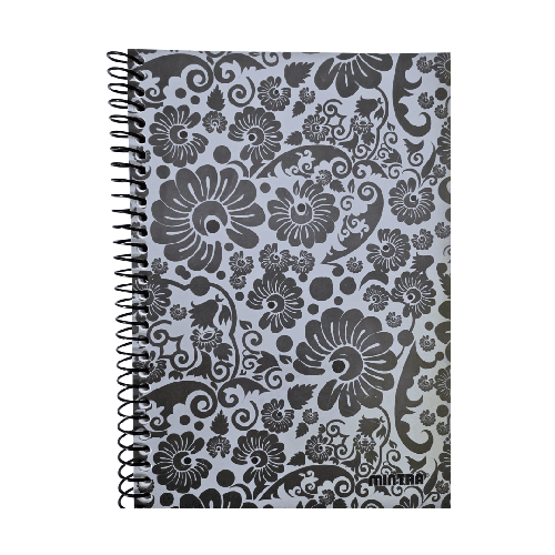 Notebook 100 sheets Grey Roses