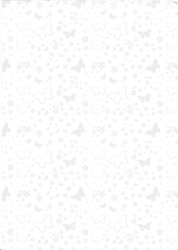 ARAFAT, A4 Butterfly Perfumed Paper 180 gsm 50 Sheets White
