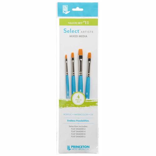 Princeton Paint Brush Set of 4 Value set 11