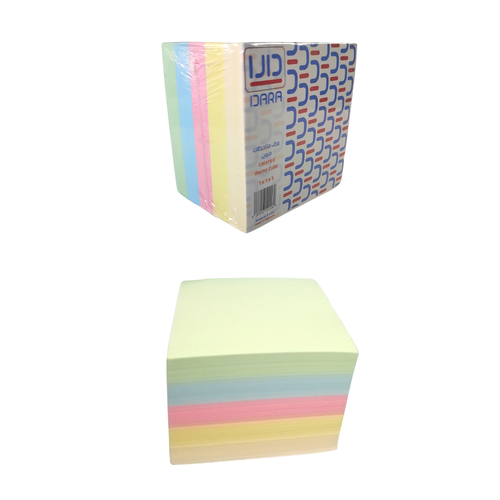 ورق ملاحظات ملون صغير 7x7 سم , دارا
