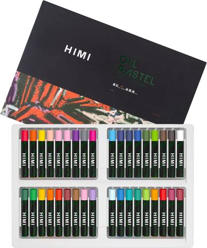 Himi Pai Series Color Oil Pastel, 36 Colors