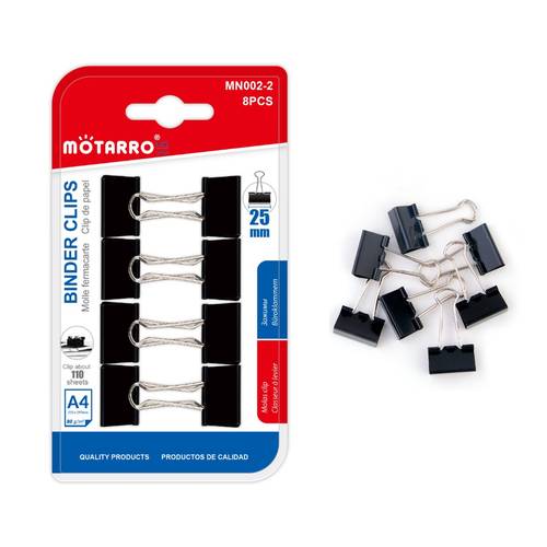 Motarro Binder Clips 25 mm 8 pcs