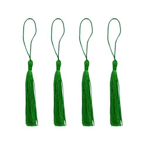 Tassels Decorative Accessory Green 4pcs
