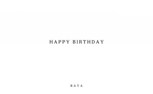 HAPPY BIRTHDAY