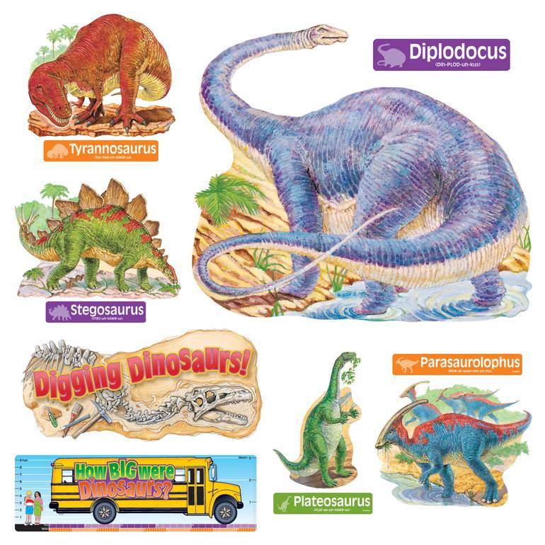 مجموعة لوحة الإعلانات حفر الديناصورات! 