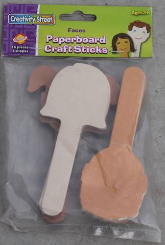 PEPERBOARD FACES CRAFT STICKS
