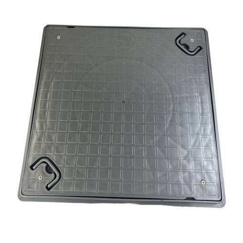 غطاء تفتيش بلاستيك 60×60 رمادي