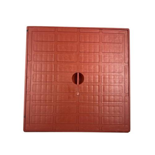غطاء تفتيش بلاستيك 50×50 الاحمر