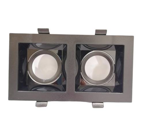 سبوت لايت فريم مانع التوهج مربع مجوز اسود كامل MG-061S-2          
