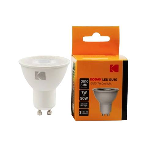 كشاف جيوتن 7 واط اصفر KODAK كوداك KGU-10-3000K  