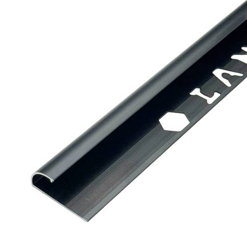 زاوية زينة مبروم اسود مطفي 2.50 متر 12.5مم  TA002-BM-12.5H LANDBUILD