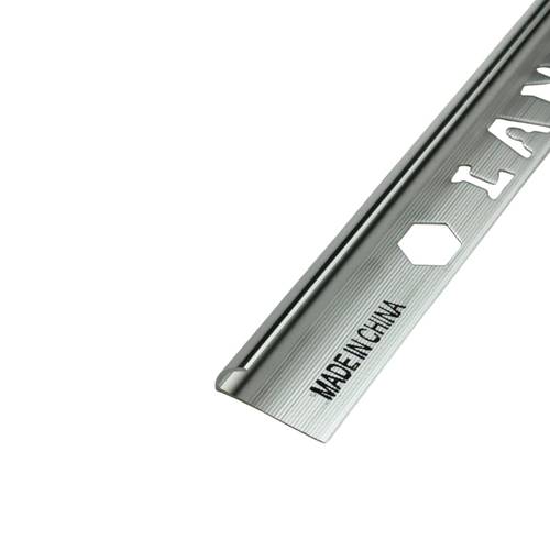 زاوية زينة مبروم سلفر لماع 2.50 متر 12.5مم  TA002-1S-12.5H LANDBUILD