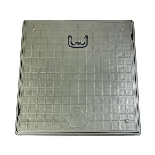 غطاء تفتيش بلاستيك 50×50 رمادي