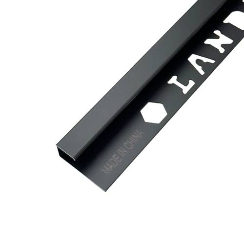 زاوية زينة مربع اسود مطفي 2.50 متر 12.5مم  SA002-BM-12.5H LANDBUILD