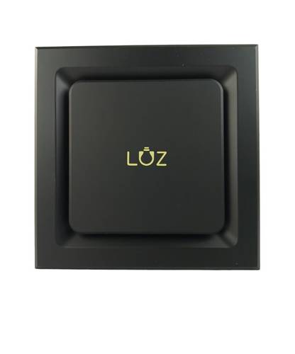 مروحة سقف ديكور 20*20 اسود LUZ