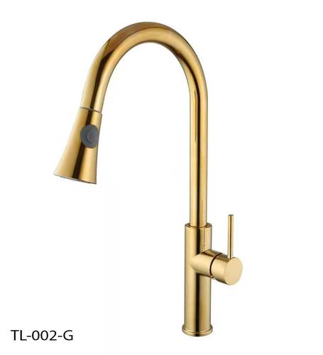 خلاط مجلى سحب 002 ذهبي BRONZO