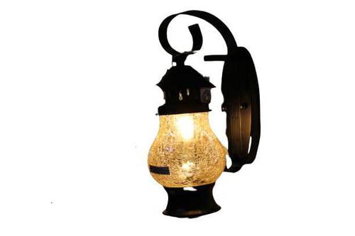فانوس جداري اسود 6671/1w