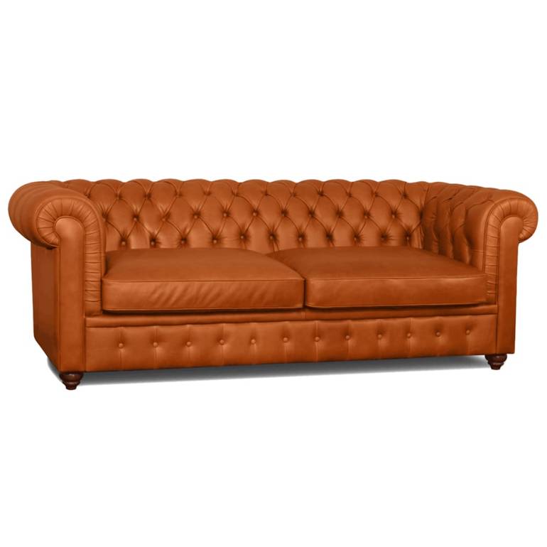 Leather Sofa cognac