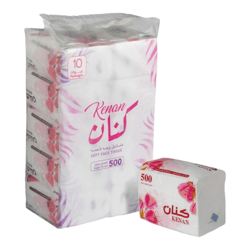 كنان مناديل وجه 500 منديل * 10