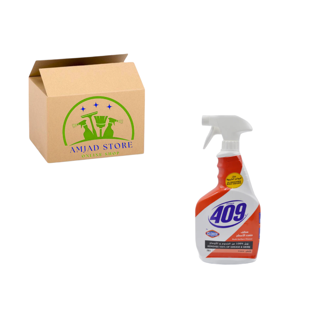 كرتون - بخاخ 409 متعدد الأسطح 750مل*12حبة