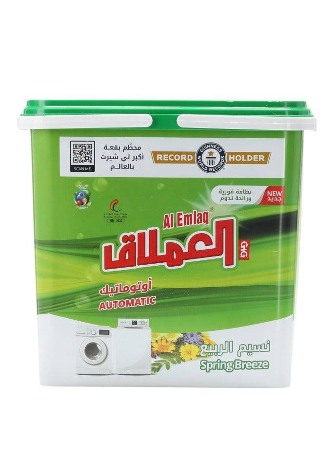 مسحوق غسيل للغسالات الاوتوماتيك برائحة نسيم الربيع، 5 كجم