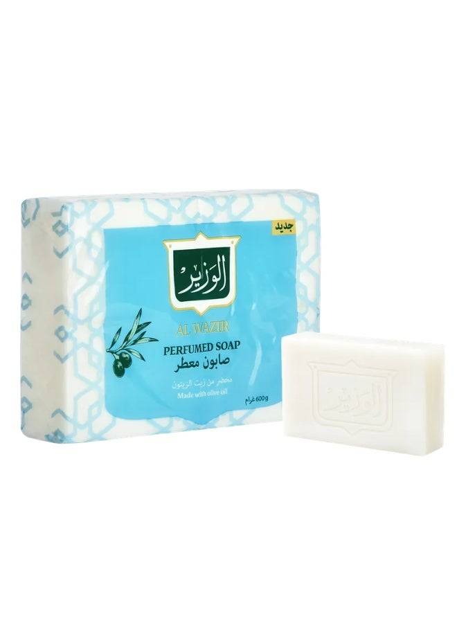 صابون معطر محضر من زيت الزيتون 600جم/4قطع
