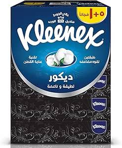 كلينكس مناديل ديكور طبقتين 70 منديل*6 عبوات