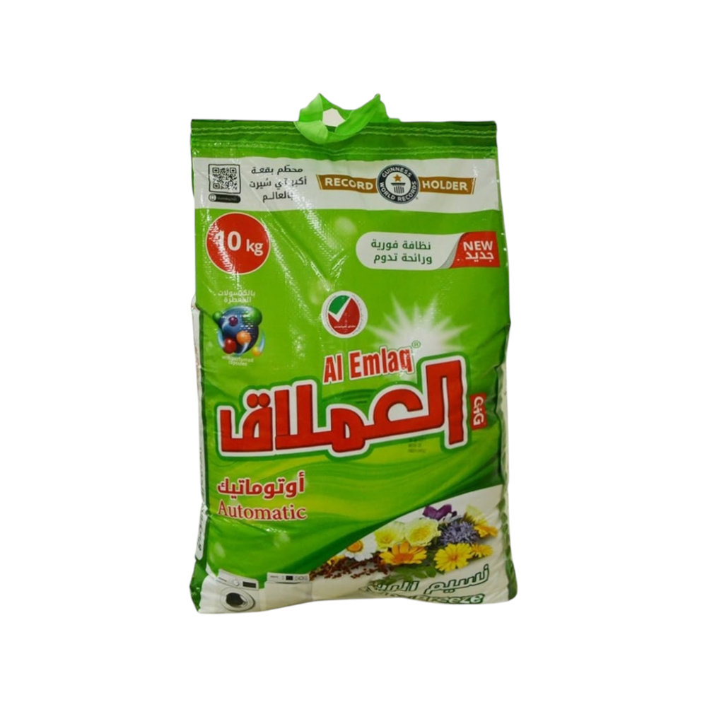 العملاق مسحوق غسيل الملابس اوتوماتيك برائحة نسيم الربيع 10 كجم