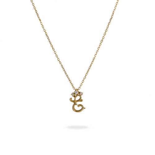  Royal Rose letter pendant
