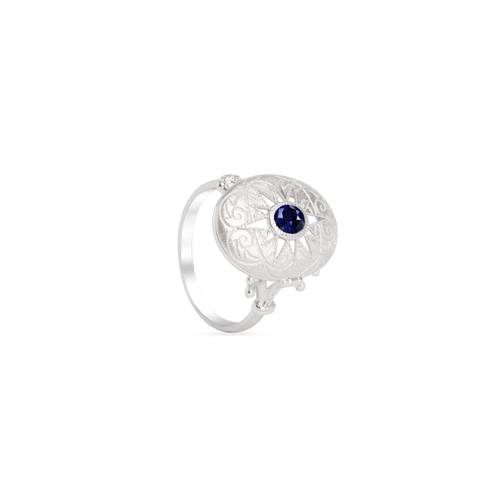 Vintessa Blue Sapphire Locket Ring