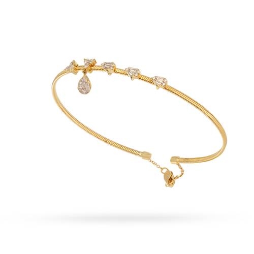 Pavé bangle bracelet