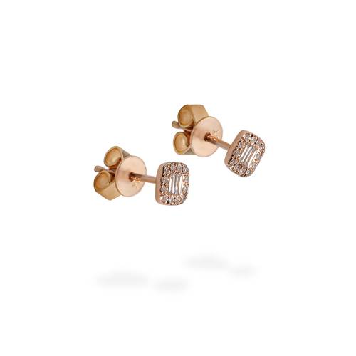 Square Pavé earring 