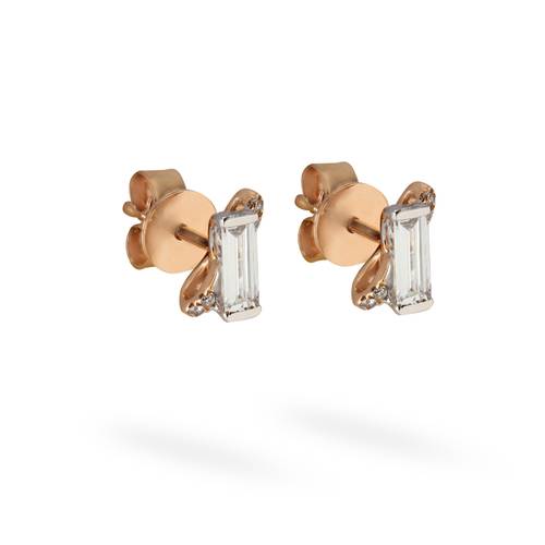 Soft solitaire earring