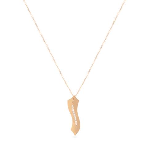 Curved Deco Necklace from the PAVÉ Collection