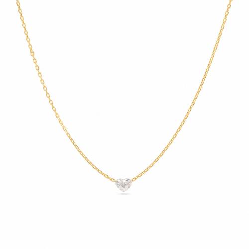 Dancing Heart Diamond Pendant