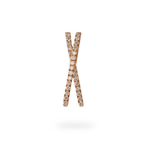 Pavé diamond charm