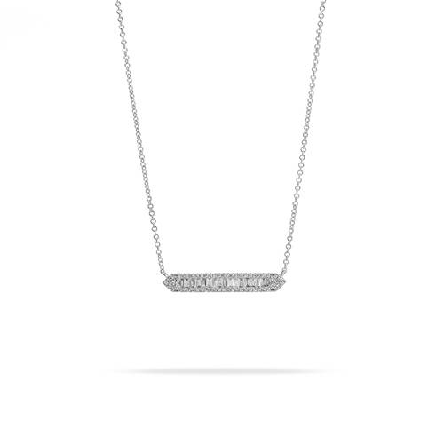 Slim baguette pendant