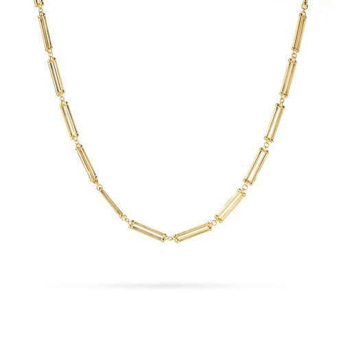Plain chain with spaced links