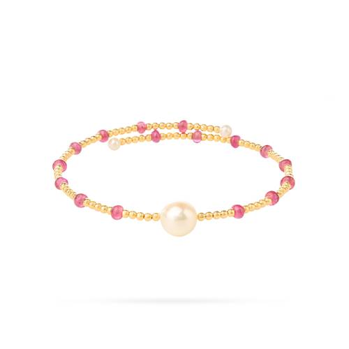 Lulu elastic bracelet with ruby