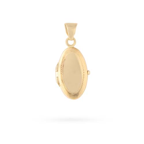 Locket pendant, oval shape