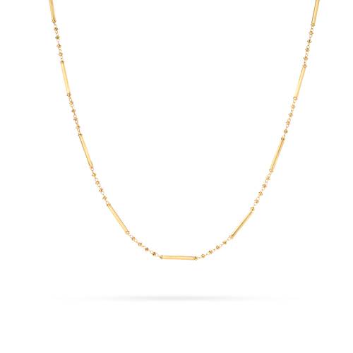 Soft plain gold chain