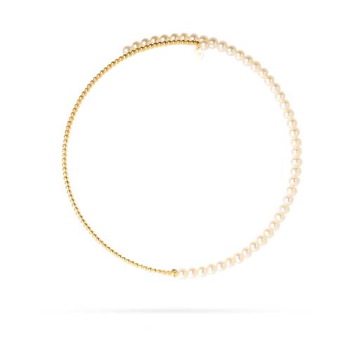 سلسال لؤلؤ تشوكر مرن من كولكشن THE PEARL